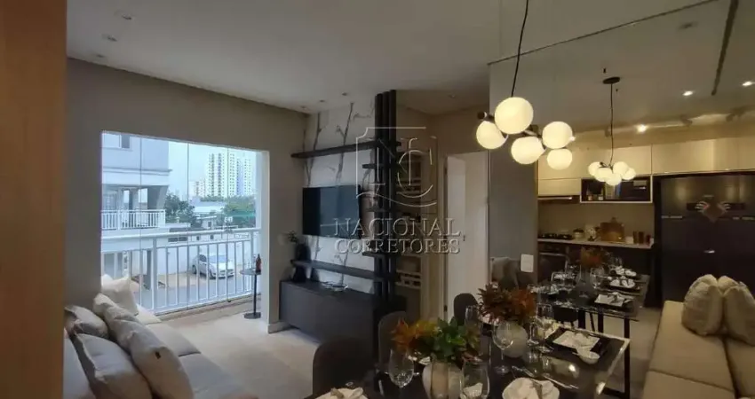 Apartamento à venda no condomínio residencial sonata, 2 dormitórios 1 suíte, 50m²- santa teresinha - santo andré/sp