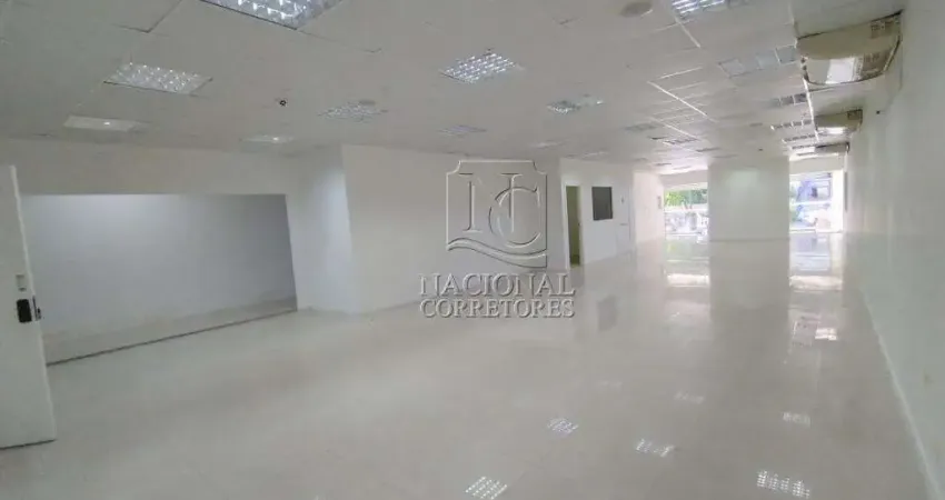 Salão comercial para locação com fino acabamento no centro de santo andré – 437m²