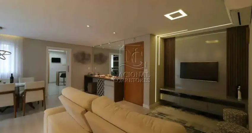 Apartamento à venda, 3 quartos, 2 suítes, 2 vagas, vila valparaíso - santo andré/sp