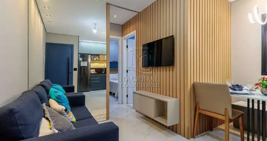 Apartamento à venda, 2 quartos, 1 vaga, vila humaitá - santo andré/sp