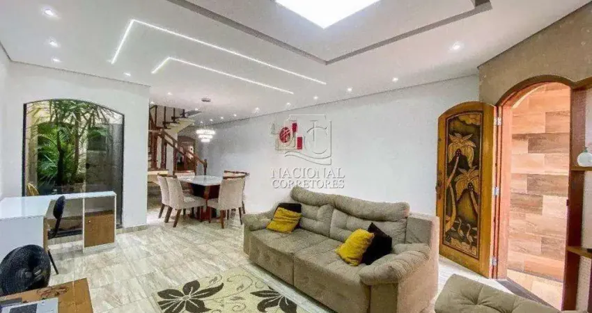 Ótimo sobrado para locação no jardim rina com 3 dormitórios e 7 vagas