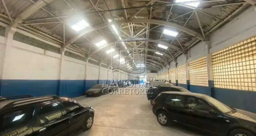 Galpão para locação com 1.237m² | casa branca em santo andré – sp