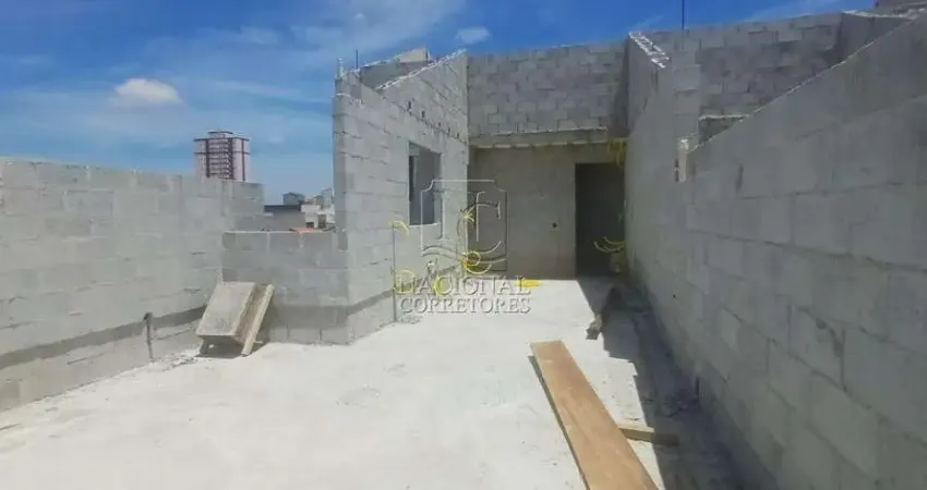 Cobertura sem condomínio à venda, 2 quartos, 1 suíte, 2 vagas, campestre - santo andré/sp