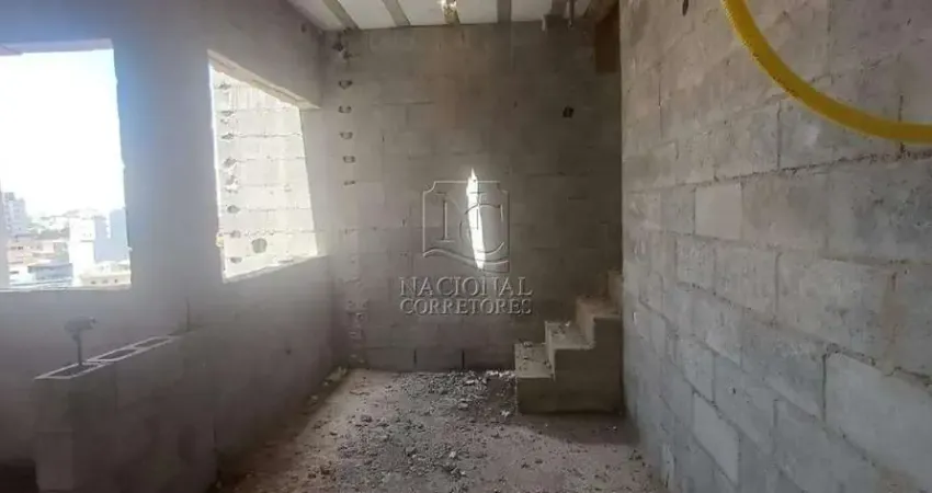 Cobertura sem condomínio à venda, 2 quartos, 1 suíte, 2 vagas, campestre - santo andré/sp