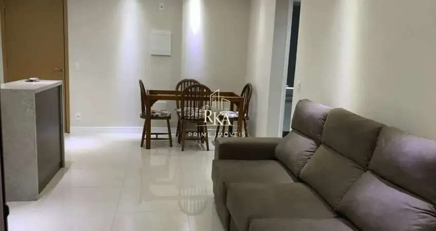 Apartamento mobiliado com 50m², 1 dormitório e 1 vaga, para locação e venda no C
