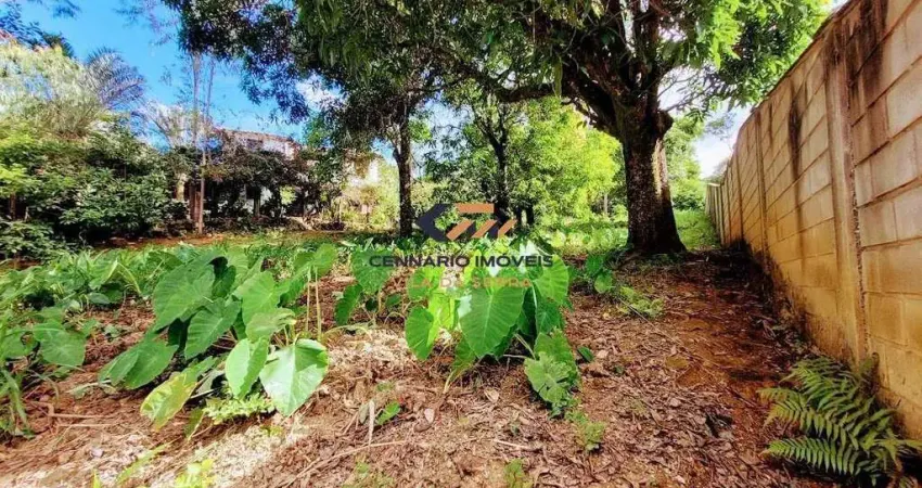 Excelente lote com 1098m2, plano no condomínio Residencial Sul, em Nova Lima - MG.