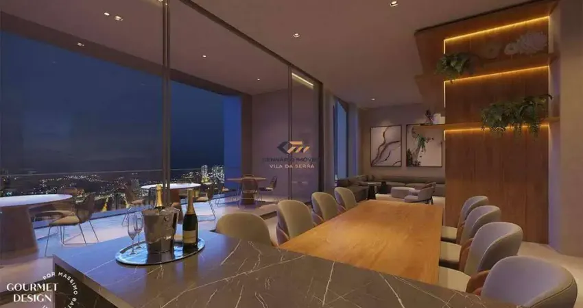 Apartamento alto luxo 4 quartos, 4 suítes para venda no Vila da Serra, Edifício UNIQUE SUD, PATRIMAR.