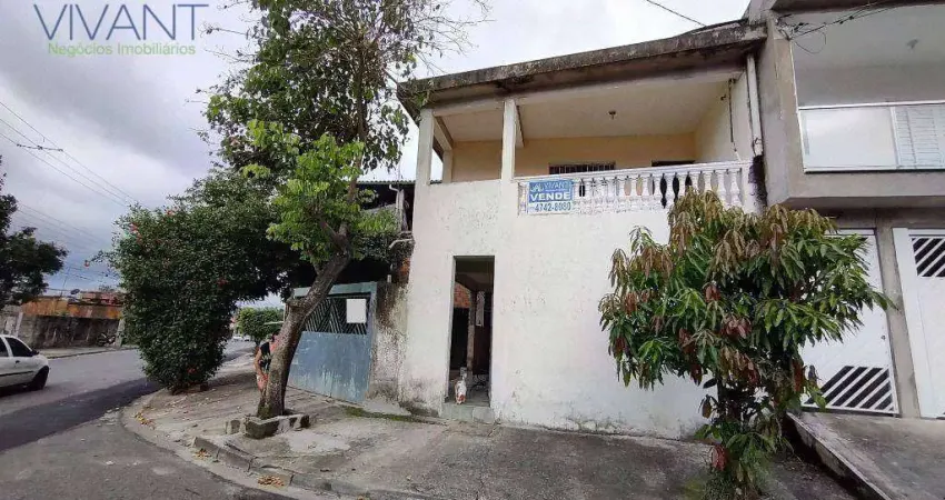 Sobrado com 2 dormitórios e um Salão do lado à venda, 109 m² por R$ 350.000 - Jardim América - Itaquaquecetuba/SP