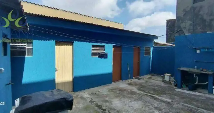 Salão comercial, casa sobreloja com 2 dormitórios, e 7 dormitórios no fundo, à venda, 337 m² por R$ 490.000 - Parque Capuava - Santo André/SP