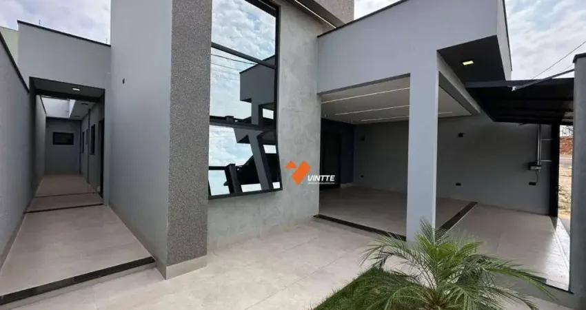 Casa com 3 dormitórios à venda, 138 m² por R$ 549.900,00 - Residencial Bongiovani - Presidente Prudente/SP