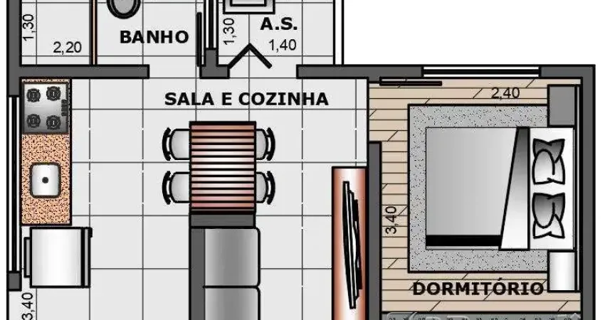 Apartamento com 2 quartos à venda na Vila Lucia, São Paulo 
