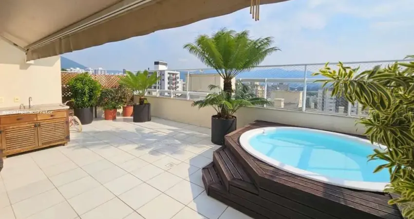 Cobertura horizontal para venda em florianópolis, itacorubi, 3 dormitórios, 3 suítes, 4 banheiros, 4 vagas