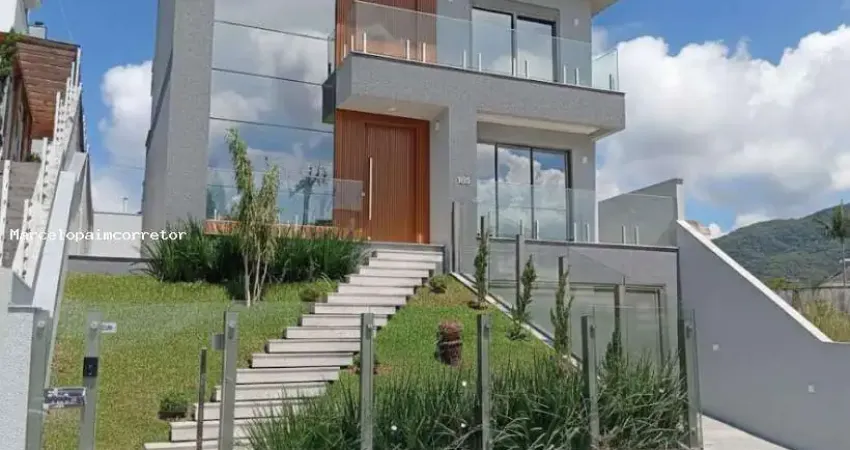 Casa Duplex para Venda em Palhoça, Pedra Branca, 3 dormitórios, 3 suítes, 5 banheiros, 2 vagas