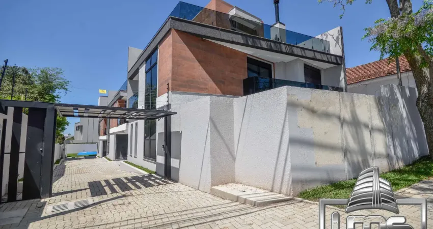 Aconchegante sobrado para venda com 163 metros quadrados com 3 quartos em mercês - curitiba - pr