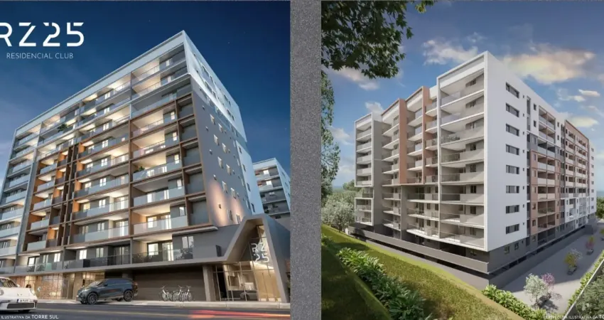 Rz25 residencial clube - apartamentos de 2 e 3 quartos com suíte com 1 á 2 vagas de garagem - jardim camburi - es