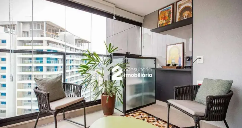 Apartamento com 1 dormitório à venda, 42 m² por R$ 900.000 - Moema - São Paulo/SP
