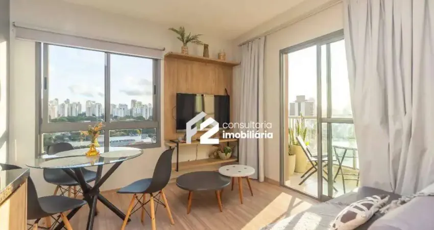 Apartamento com 1 dormitório à venda, 37 m² por R$ 600.000 - Moema - São Paulo/SP
