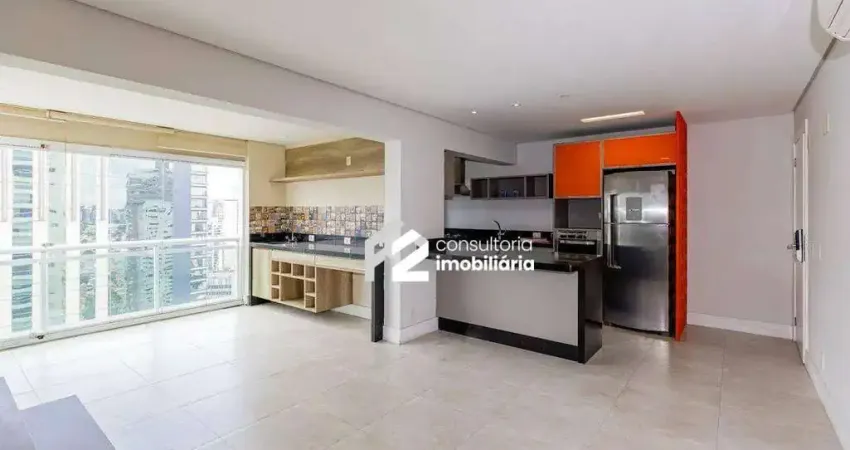 Apartamento com 1 dormitório à venda, 66 m² por R$ 1.450.000 - Brooklin - São Paulo/SP