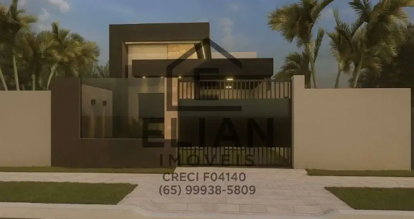 Casa nova linda à venda em Cuiabá-MT, Jardim Gramado: 3 quartos, 1 suíte, 1 sala, 2 banheiros, 2 vagas, 97m²