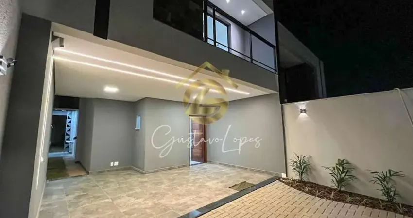 CASA MODERNA E TECNOLÓGICA COM 3 QUARTOS, ESPAÇO GOURMET E INFRAESTRUTURA COMPLETA 161m DE CONFORTO