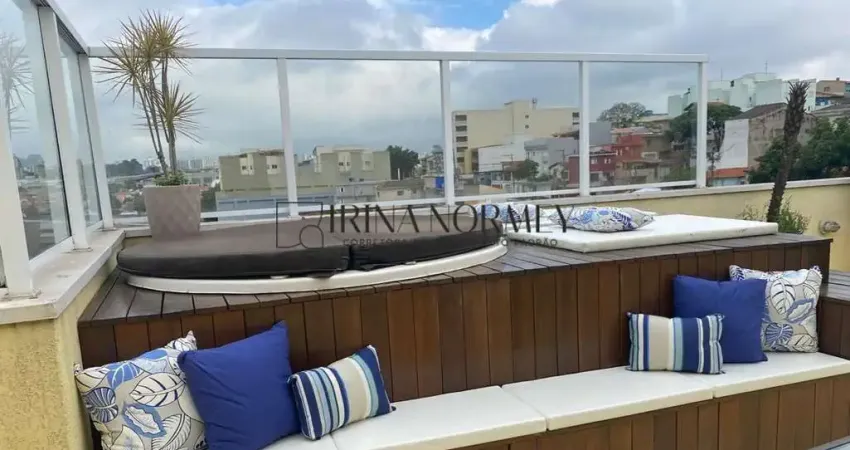 Condomínio residencial mandala vi - cobertura á venda 3 dormitorios, 166m² no bairro santa maria, santo andré/sp