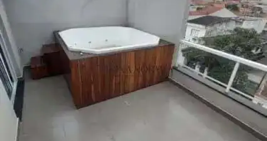 Cobertura para locação 3 dormitórios sendo 1 suite no bairro vila scarpelli, santo andre/sp