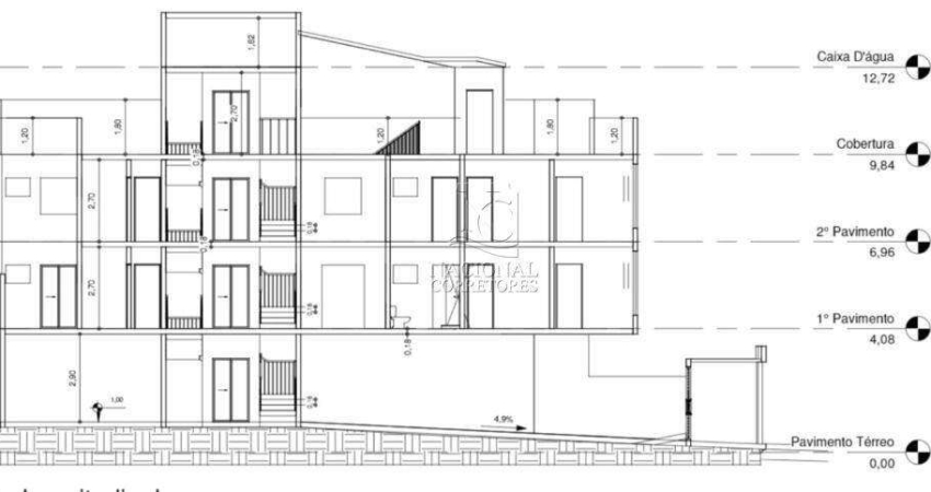 Apartamento com 3 dormitórios à venda, 107 m² por R$ 690.000 - Campestre - Santo André/SP