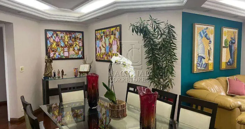 Apartamento com 4 dormitórios à venda, 135 m² - Vila Assunção - Santo André/SP