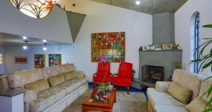 Sobrado com 4 dormitórios, 410 m² - - vila bastos - santo andré/sp