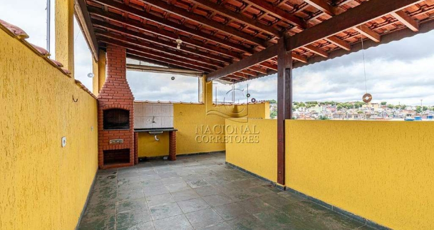 ÓTIMO SOBRADÃO COM TODOS OS CÔMODOS GRANDES, 2 DORMITÓRIOS, 2 BANHEIROS, 2 VAGAS DE GARAGEM.