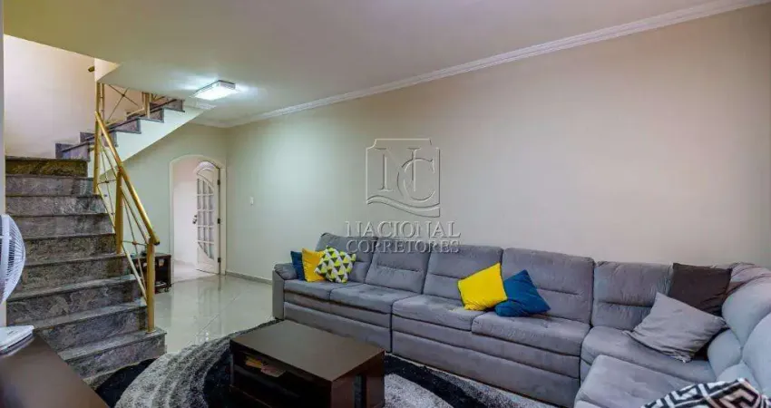 Sobrado com 3 dormitórios à venda, 245 m² por R$ 880.000,00 - Jardim Rina - Santo André/SP