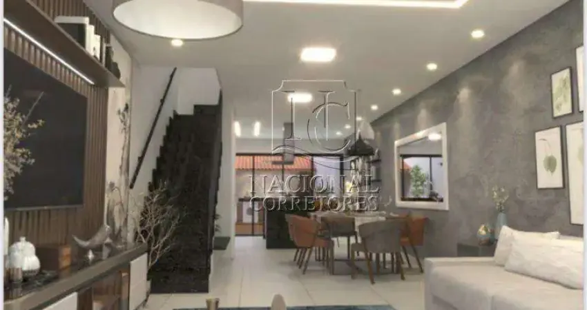 Sobrado com 3 dormitórios à venda, 150 m² por R$ 895.000,00 - Parque das Nações - Santo André/SP