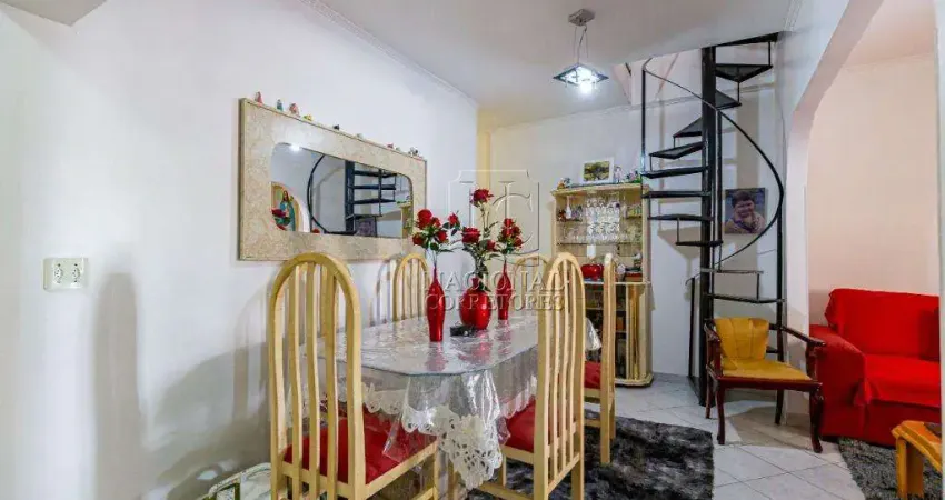 Sobrado com 3 dormitórios à venda, 231 m² - parque erasmo assunção - santo andré/sp