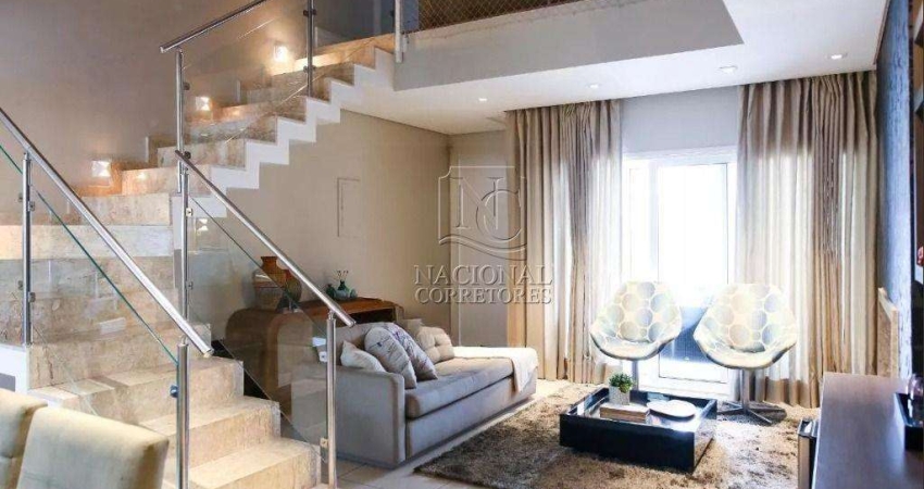 Sobrado com 3 dormitórios à venda, 262 m² - Jardim Santo Antônio - Santo André/SP