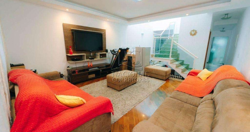 Sobrado com 3 dormitórios à venda, 162 m² por R$ 780.000,00 - Vila Floresta - Santo André/SP