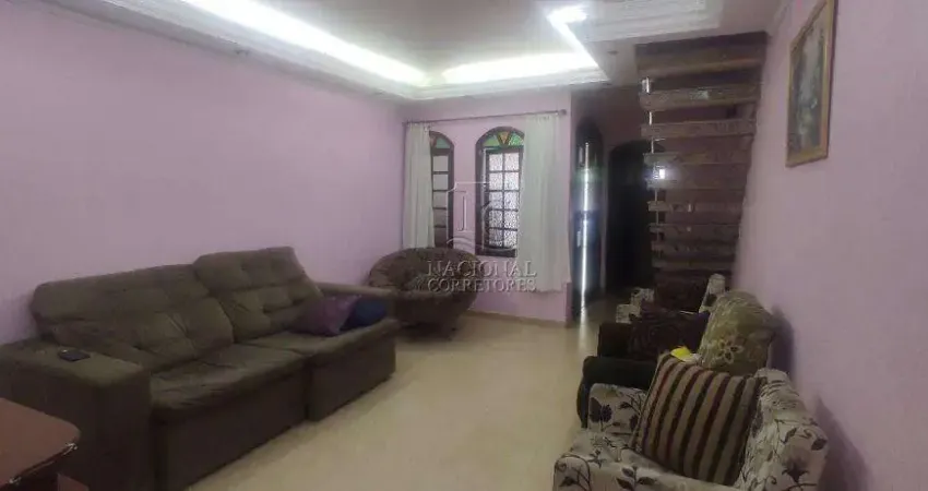 Sobrado com 4 dormitórios à venda, 338 m² - Campestre - Santo André/SP