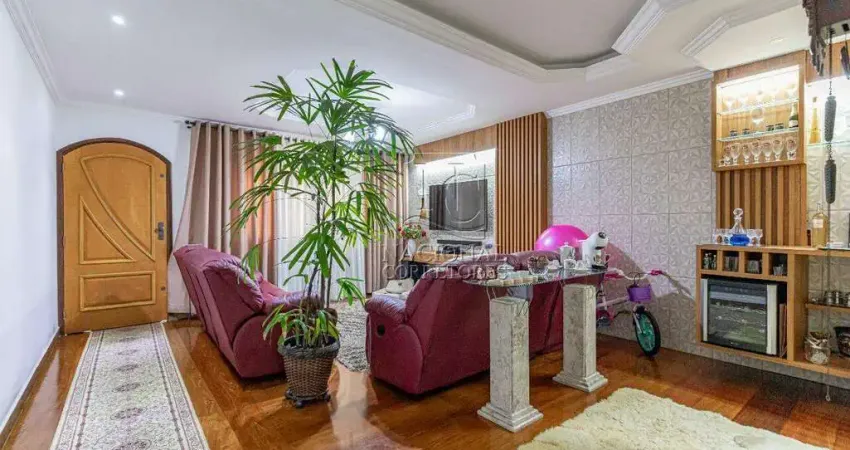 Sobrado com 3 dormitórios à venda, 250 m² - parque novo oratório - santo andré/sp