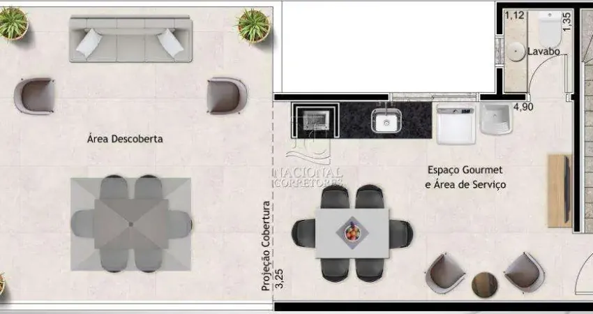 Cobertura com 2 dormitórios à venda, 150 m² - Centro - Santo André/SP