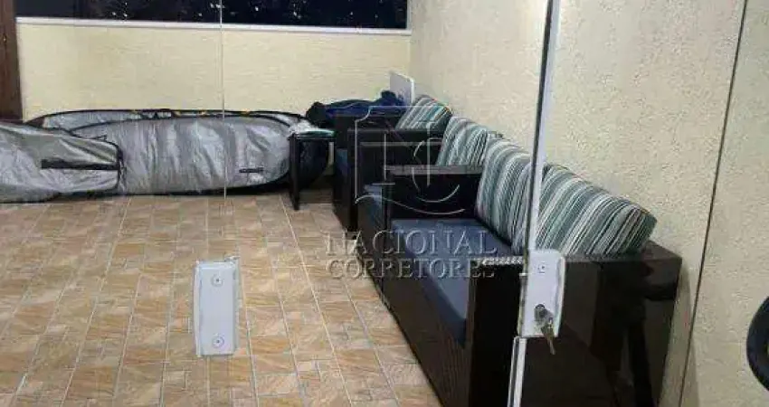 Cobertura com 2 dormitórios à venda, 80 m² - vila junqueira - santo andré/sp