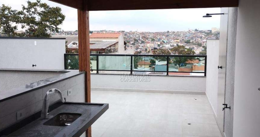 Cobertura N°7 fundos sem condomínio e COM ELEVADOR no Bairro Jardim das Maravilhas em Santo André.