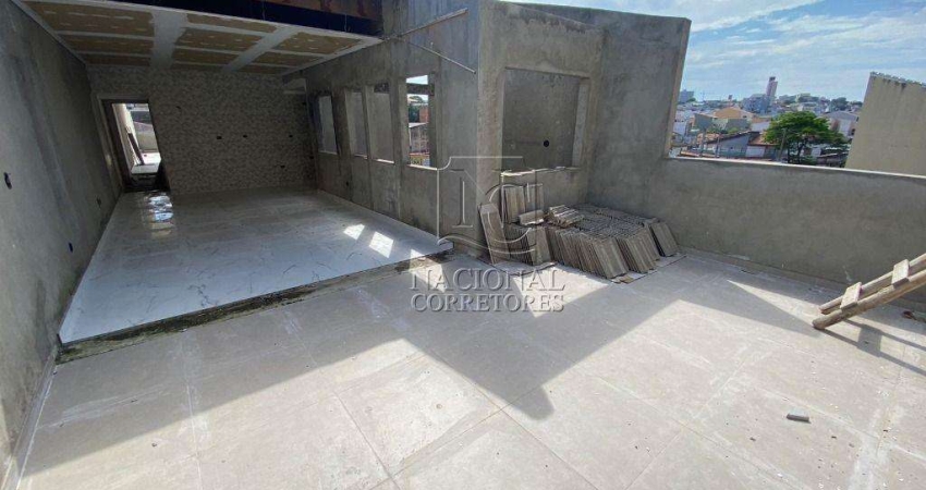 Cobertura à venda, 140 m² por R$ 650.000,00 - Vila Curuçá - Santo André/SP