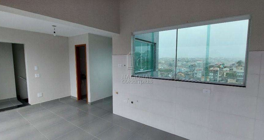 Cobertura com 2 dormitórios à venda, 103 m² por R$ 490.000,00 - Jardim Progresso - Santo André/SP