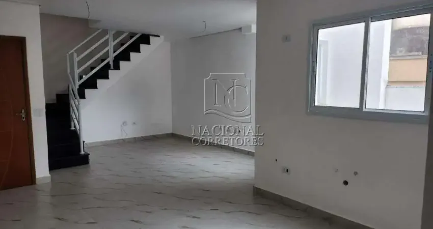 Cobertura com 3 dormitórios à venda, 170 m² - campestre - santo andré/sp