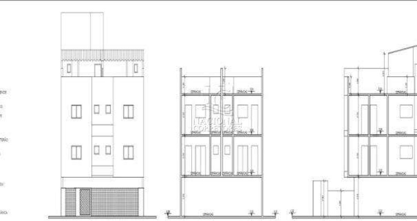 Cobertura com 2 dormitórios à venda, 100 m² por R$ 470.000,00 - Utinga - Santo André/SP