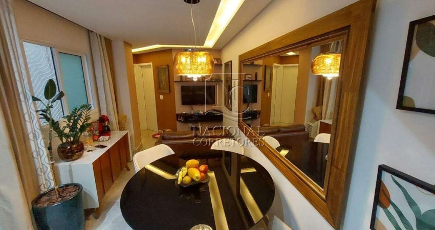 Cobertura sem condomínio com 3 dormitórios à venda, 93 m² - Campestre - Santo André/SP