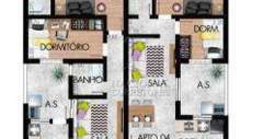 Apartamento Sem Condomínio à venda, 2 quartos, 1 suíte, 1 vaga, Parque das Nações - Santo André/SP