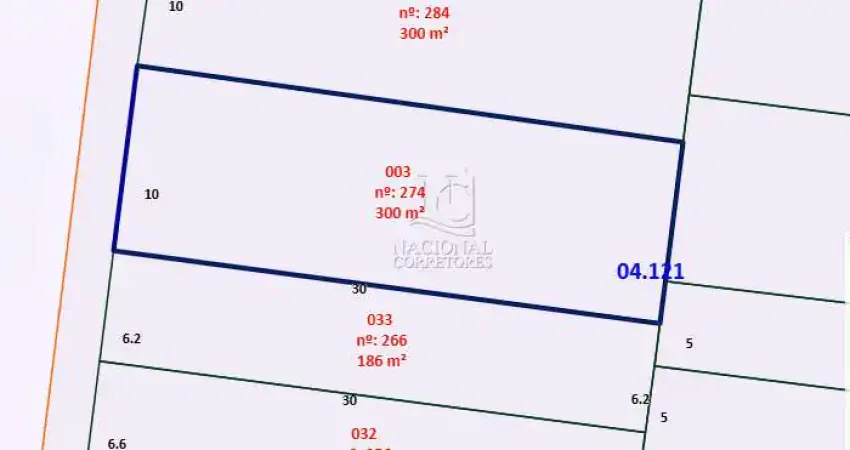 Terreno à venda, 300 m² - Parque das Nações - Santo André/SP
