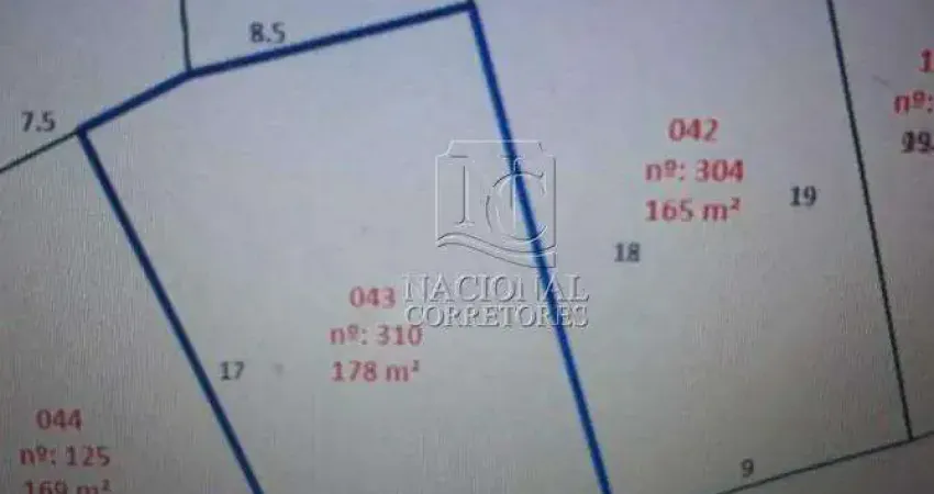 Terreno à venda na Vila Palmares, Santo André