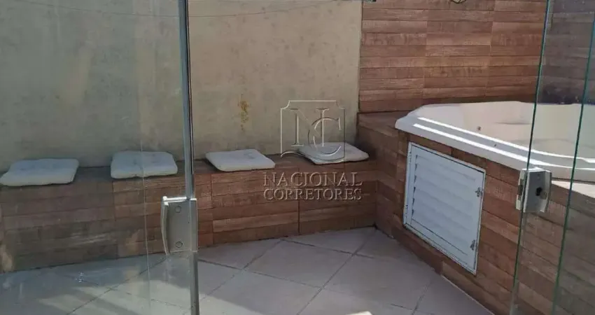 Cobertura Sem Condomínio à venda, 3 quartos, 1 suíte, 2 vagas, Jardim Santo Antônio - Santo André/SP