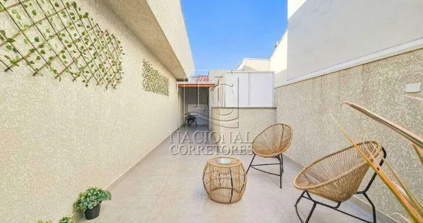 Cobertura sem condomínio à venda, 2 quartos, 1 suíte, 1 vaga, santa maria - santo andré/sp